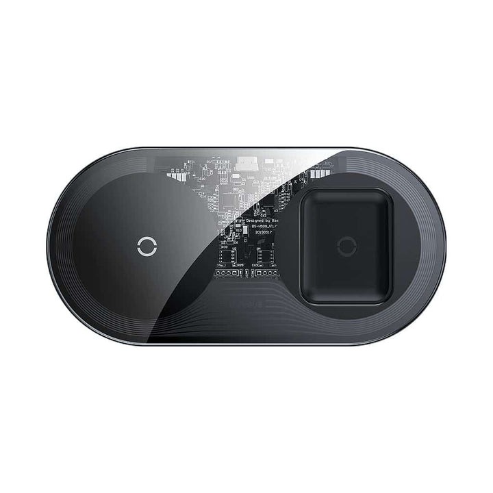 DuoCharge S2 2-in-1 Wireless Charging Pad (18W Max)</br> Charge Two. Stay Cool. No Cables Needed.