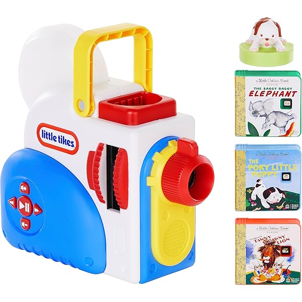Story Dream Machine Starter Set, Storytime, Books, Little Golden Book, Audio Play, The Poky Little Puppy Character, Nightlight, Toy Gift for Toddlers and Kids Girls Boys Ages 3+